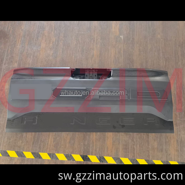 rear door decorative board body kit tail door plate metal back gate board for ranger 2022+